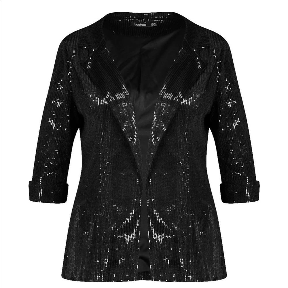 Boohoo Sequin Blazer
